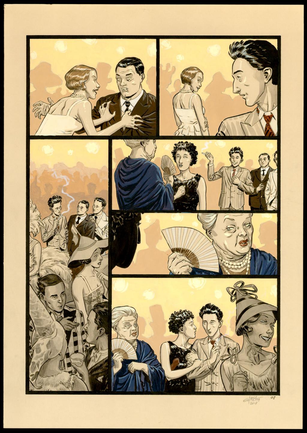 Planche originale 08 - Erbetta Luca - Gouache et encre de Chine - 4090