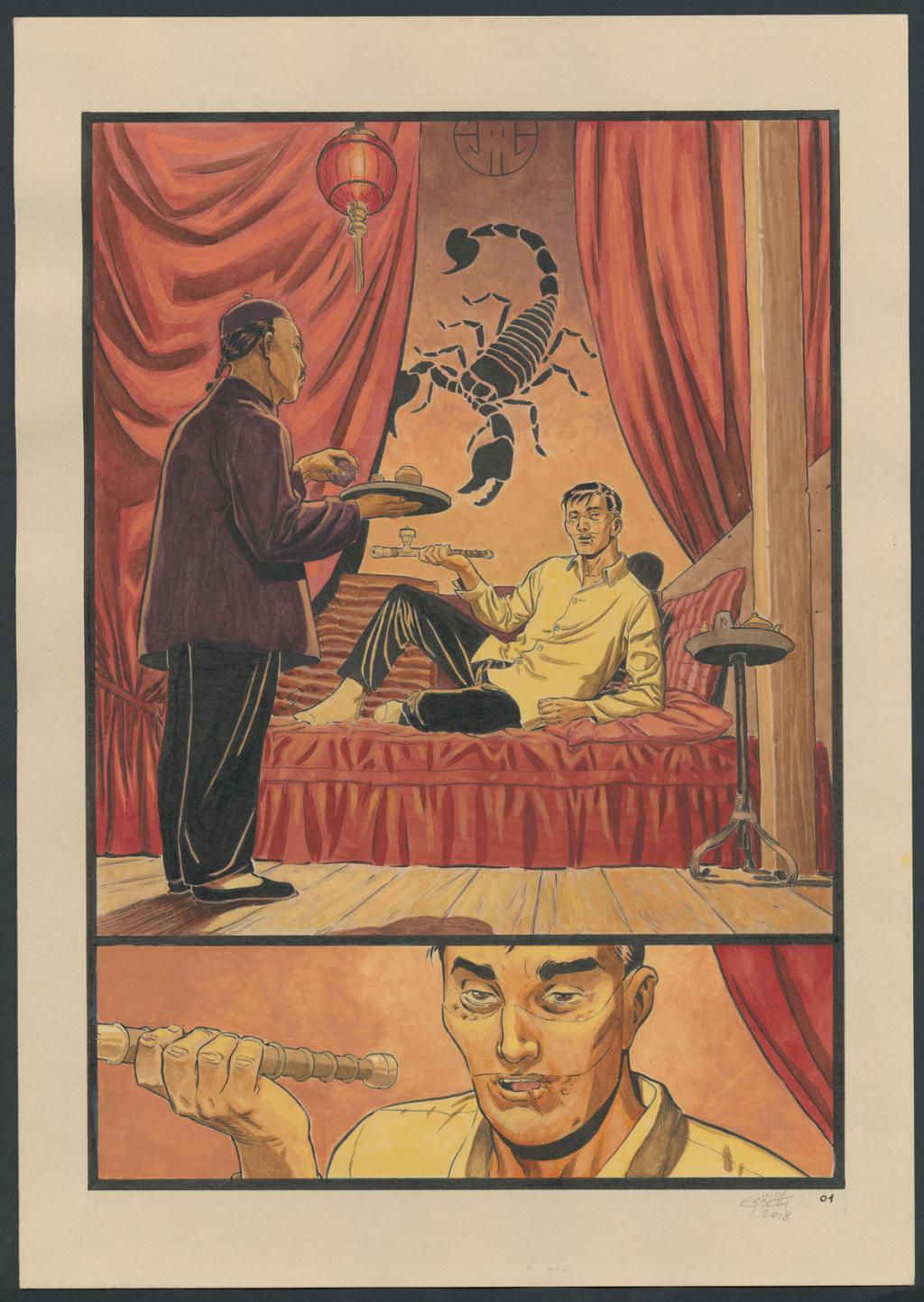 Planche originale 01 - Erbetta Luca - Gouache et encre de Chine - 4086