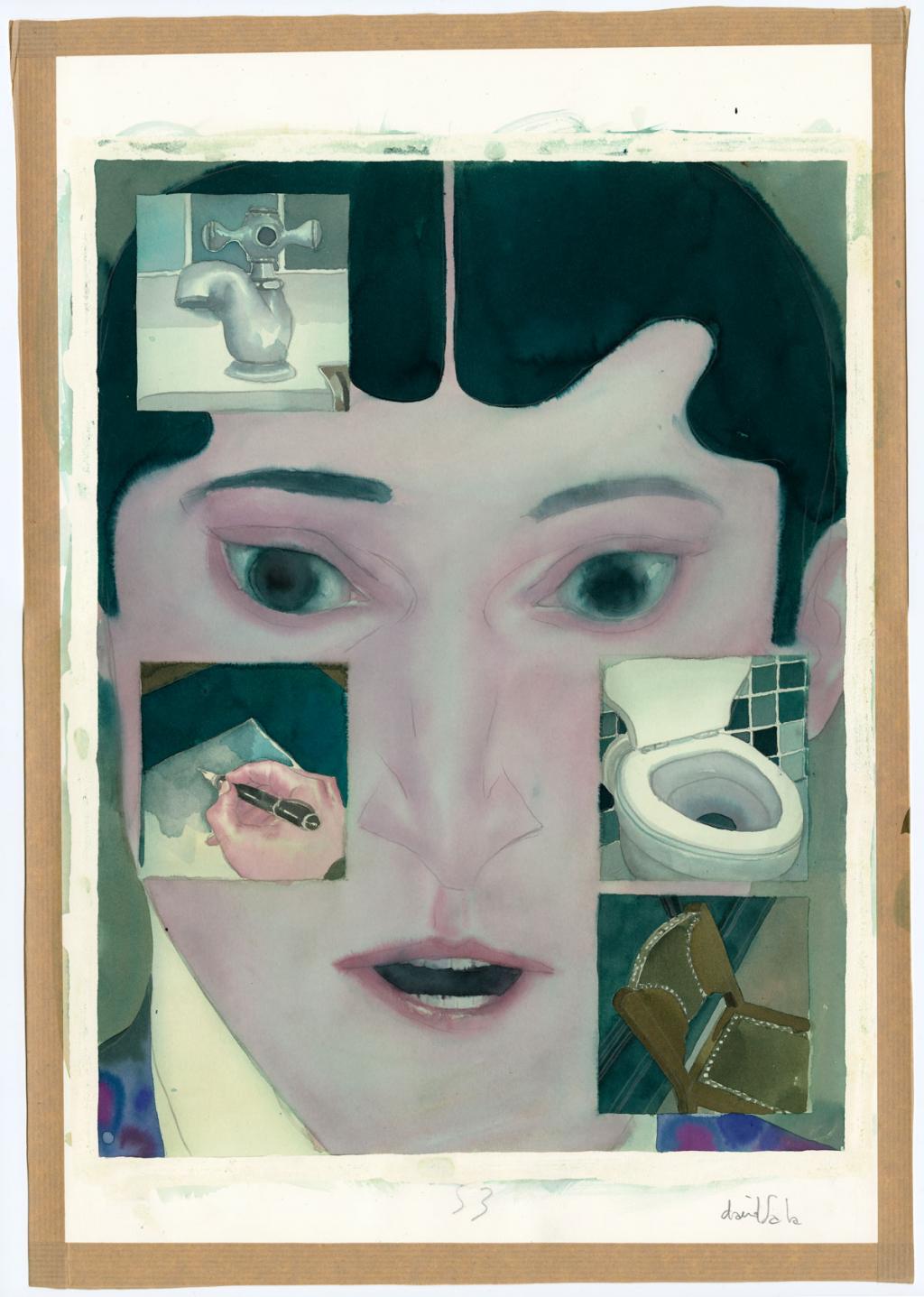 Planche originale n°53 - David Sala - Aquarelle et mine de plomb sur papier - 5571