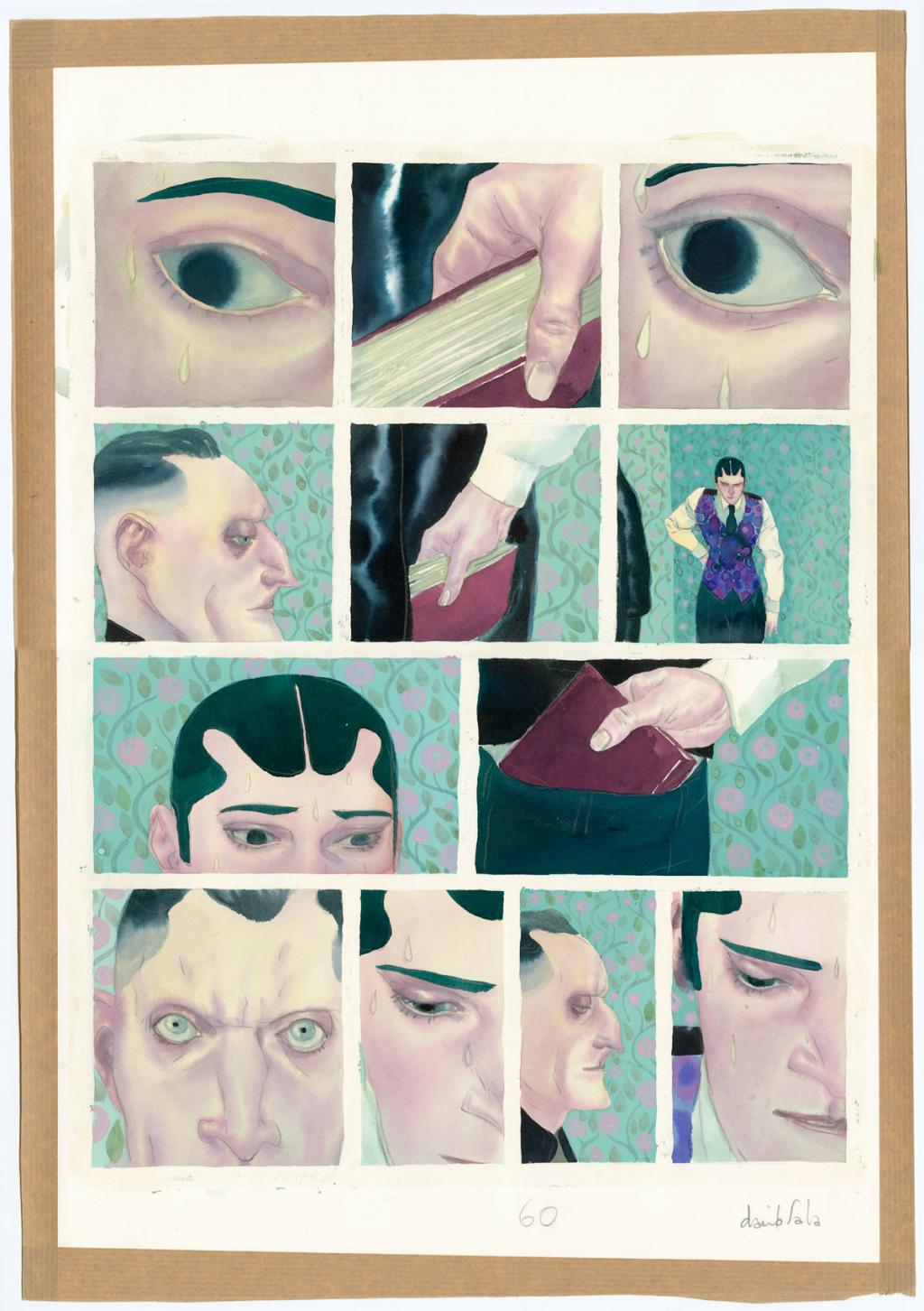 Planche originale n°60 - David Sala - Aquarelle et mine de plomb sur papier - 4049