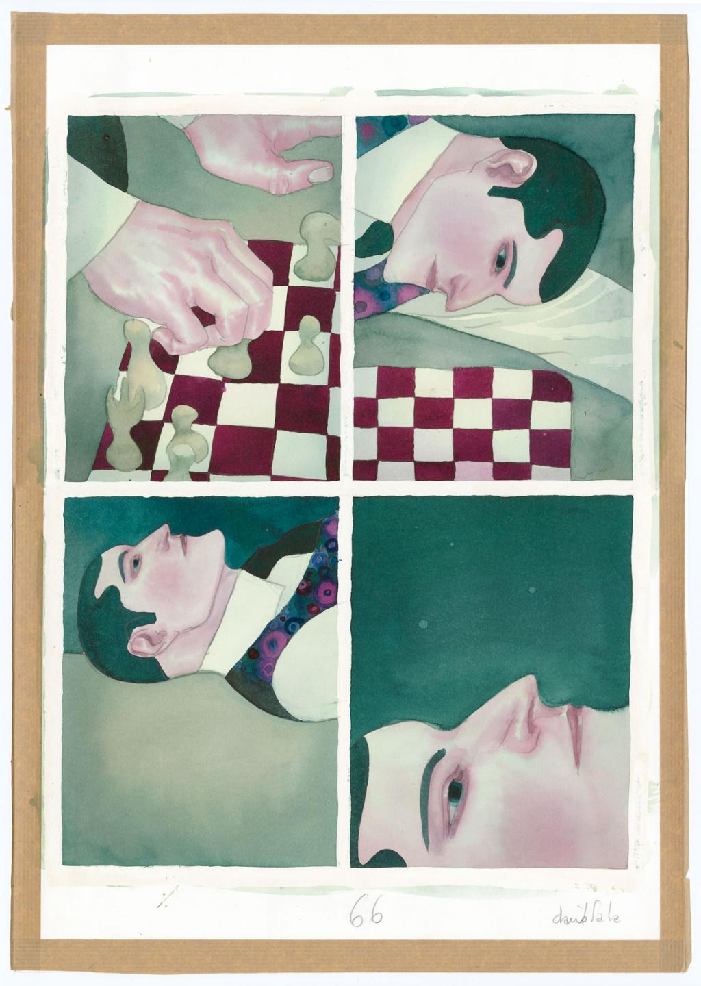 Planche originale n°66 - David Sala - Aquarelle et mine de plomb sur papier - 4050