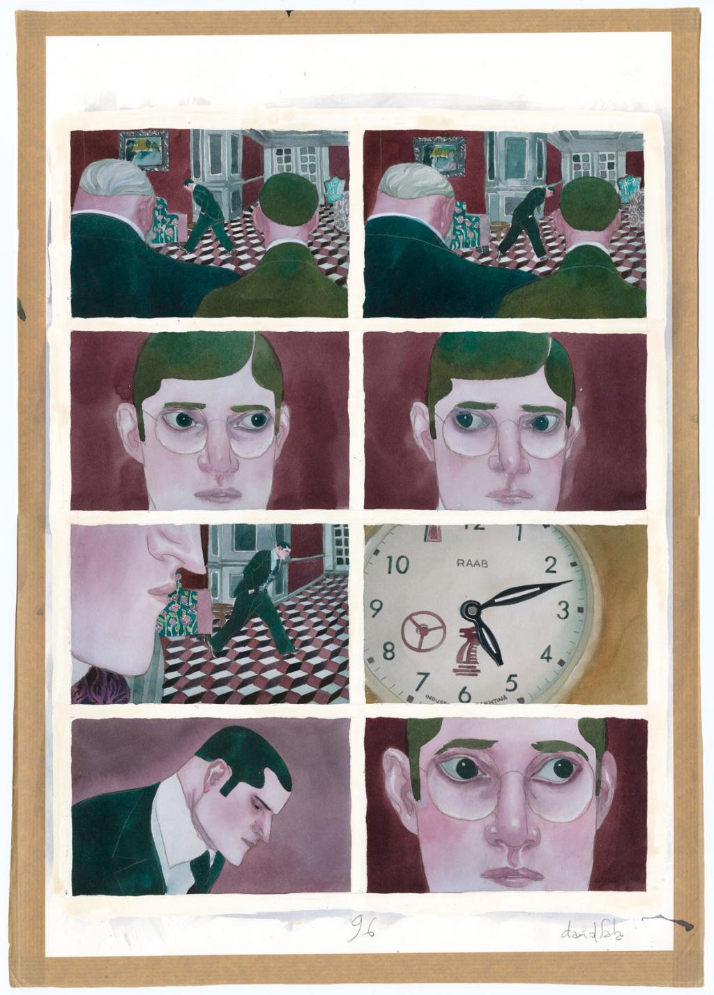 Planche originale n°96 - David Sala - Aquarelle et mine de plomb sur papier - 4052