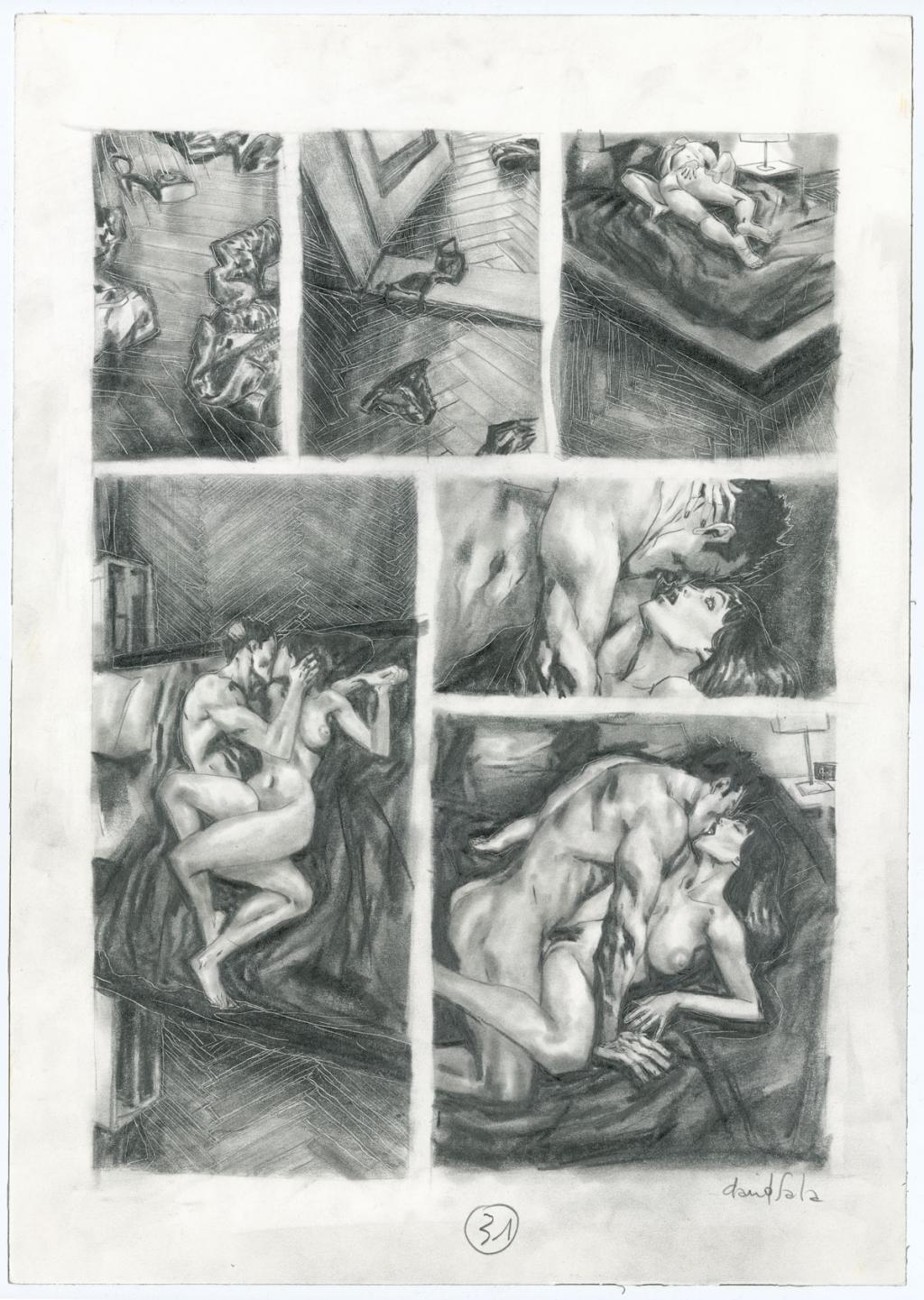 Planche originale n°31 - David Sala - Mine de plomb sur papier - 5567