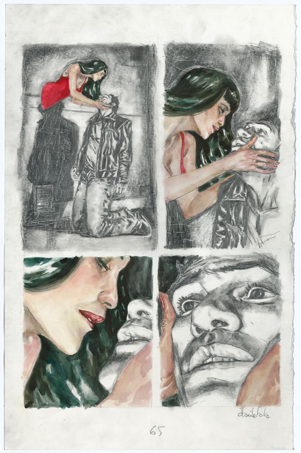 Planche originale n°65 - David Sala - Aquarelle et mine de plomb sur papier - 5569