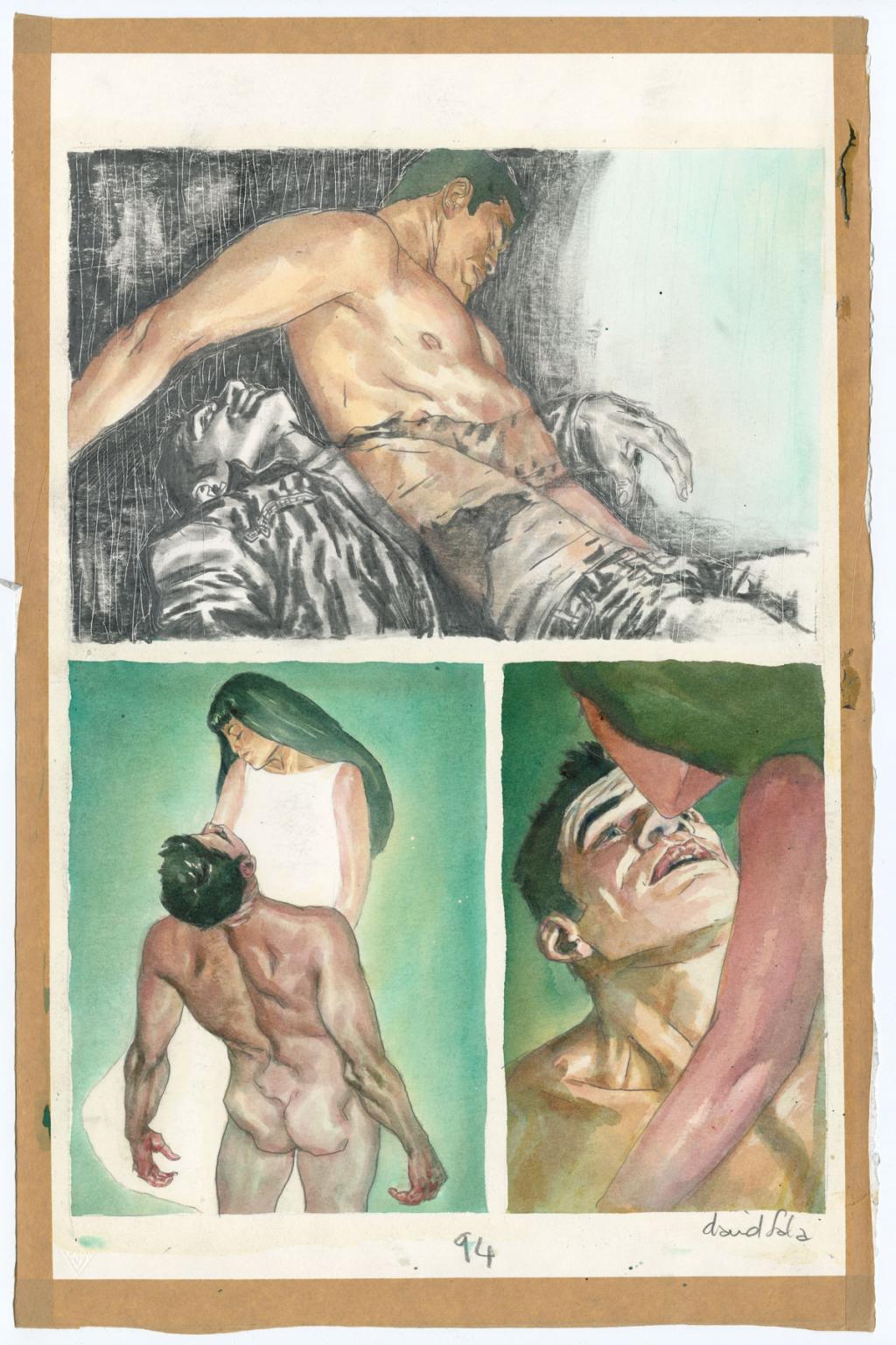 Planche originale n°94 - David Sala - Aquarelle et mine de plomb sur papier - 5570