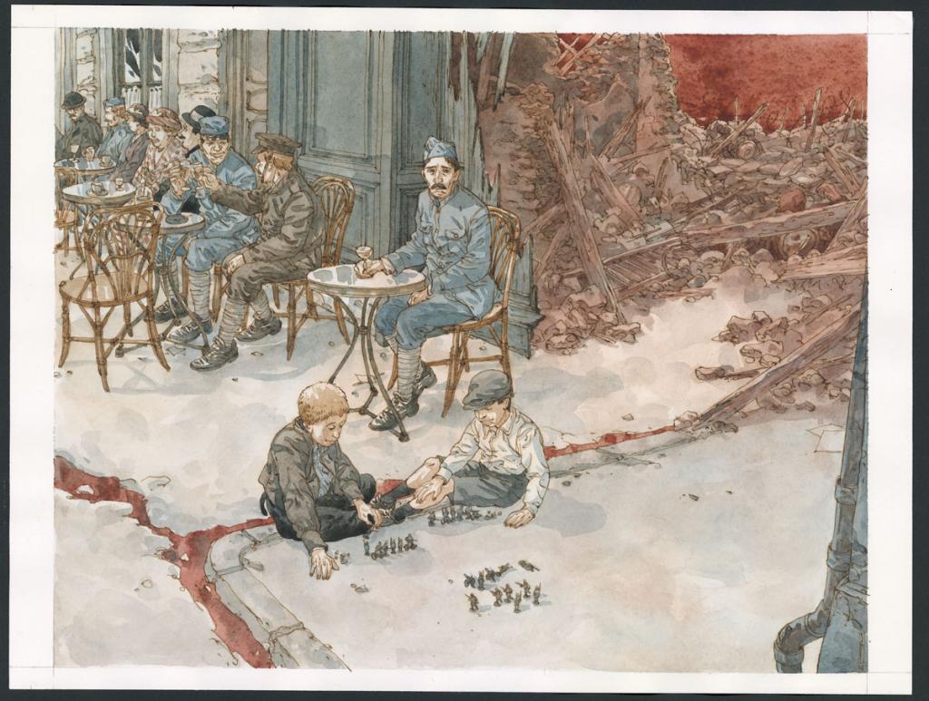 Illustration originale - Maël - Encre de couleur sur papier - 5217