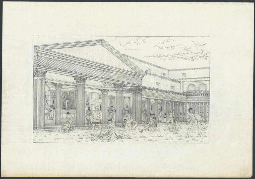 illustration originale - Marc Henniquiau - Encre de Chine sur papier - 4188