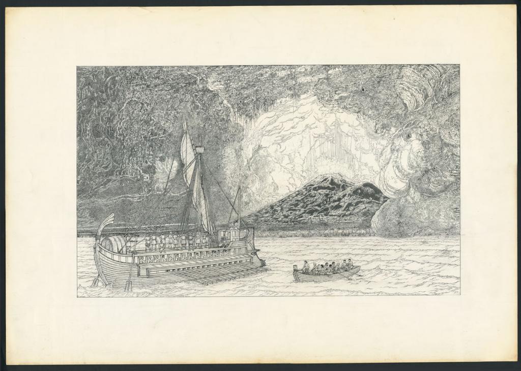 illustration originale - Marc Henniquiau - Encre de Chine sur papier - 5711