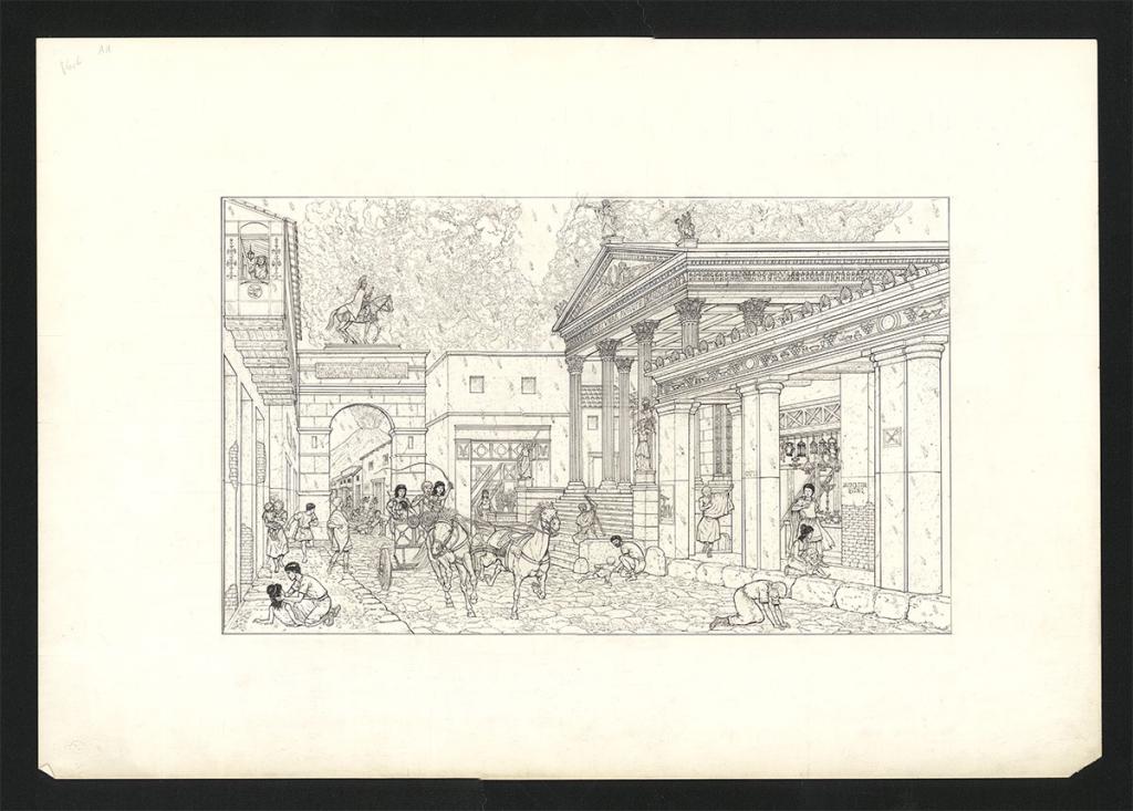 Couverture originale - Marc Henniquiau - Encre de Chine sur papier - 5713