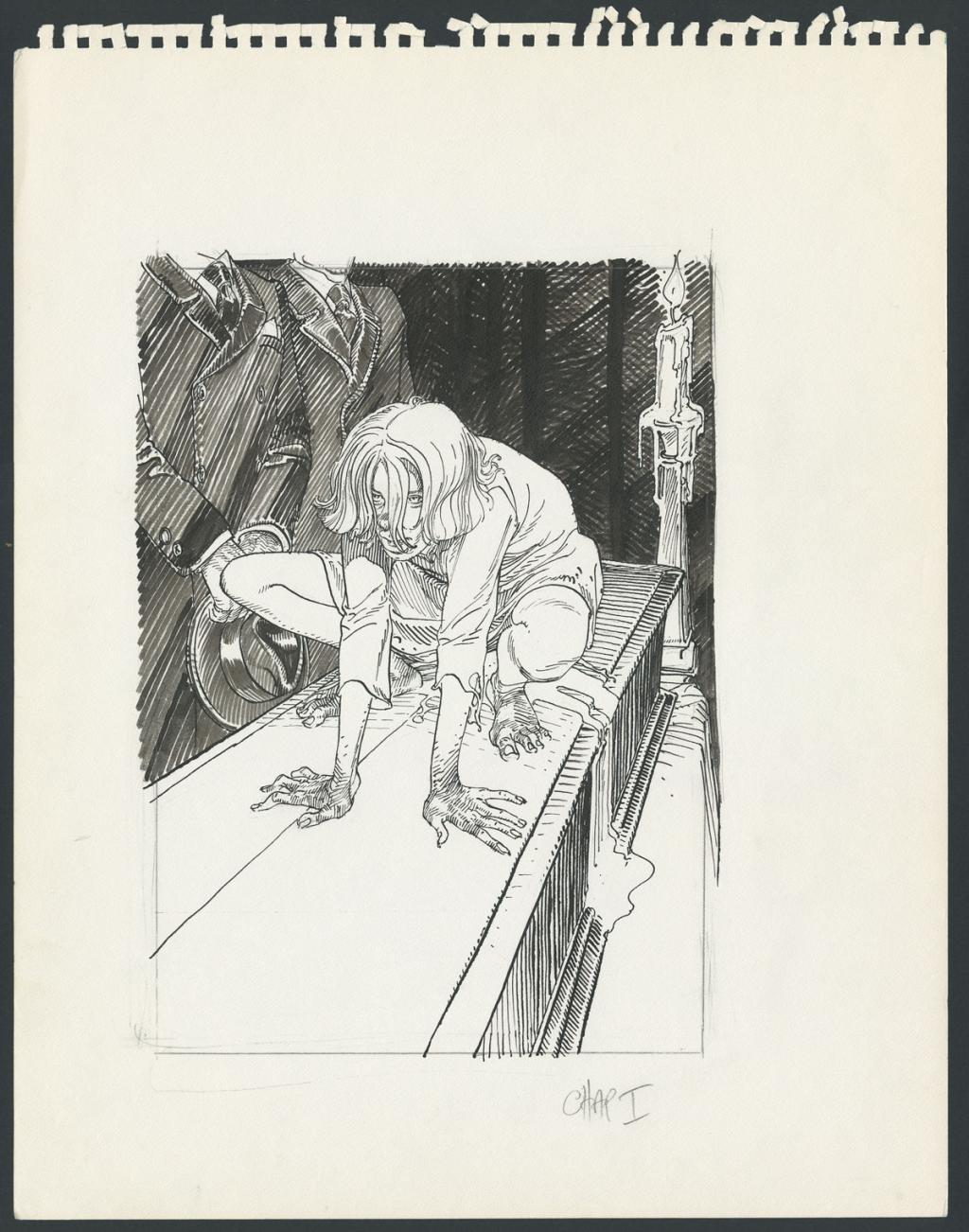 Illustration originale - François Boucq - Encre de Chine sur papier - 4838