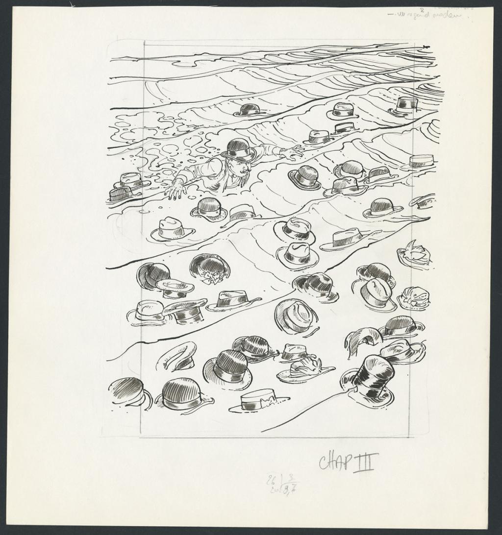 Illustration originale - François Boucq - Encre de Chine sur papier - 4839