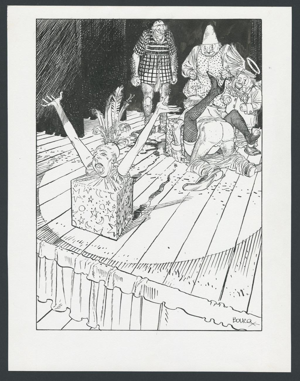 Illustration originale - François Boucq - Encre de Chine sur papier - 4843