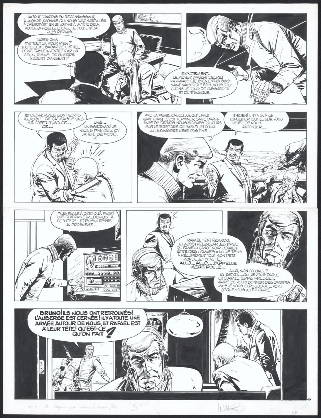 Planche originale n°40 - William Vance - Encre de Chine sur papier - 5753