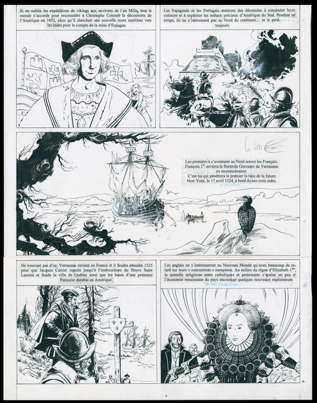 Planche originale n°4 - William Vance - Encre de Chine sur papier - 4501