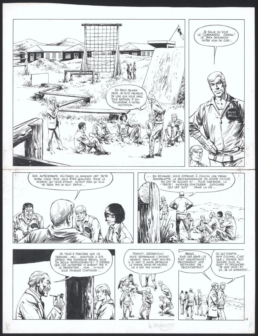 Planche originale n°11 - William Vance - Encre de Chine sur papier - 5754