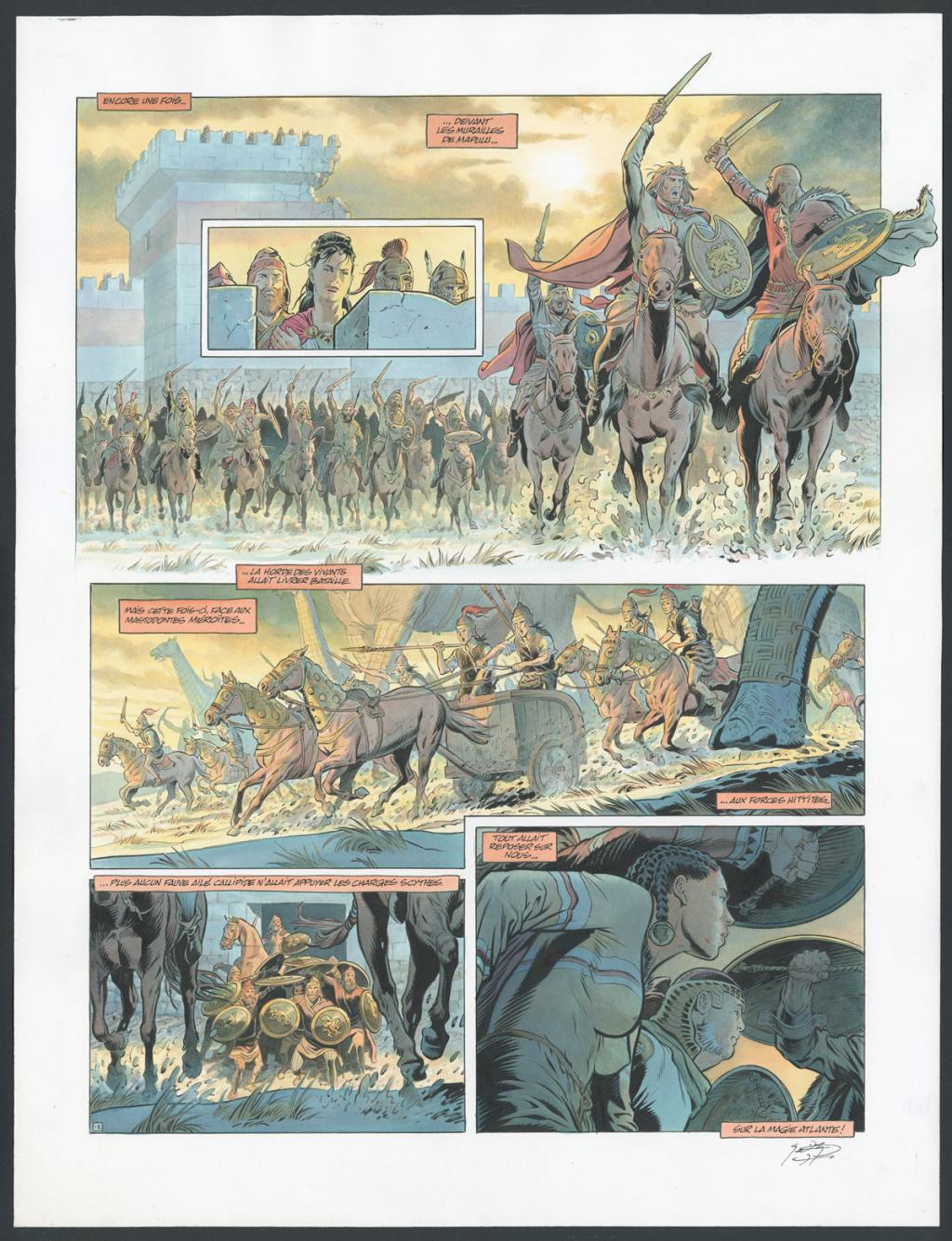 Planche originale n°12 - François Miville-Deschênes - Aquarelle et encre de Chine sur papier - 4185