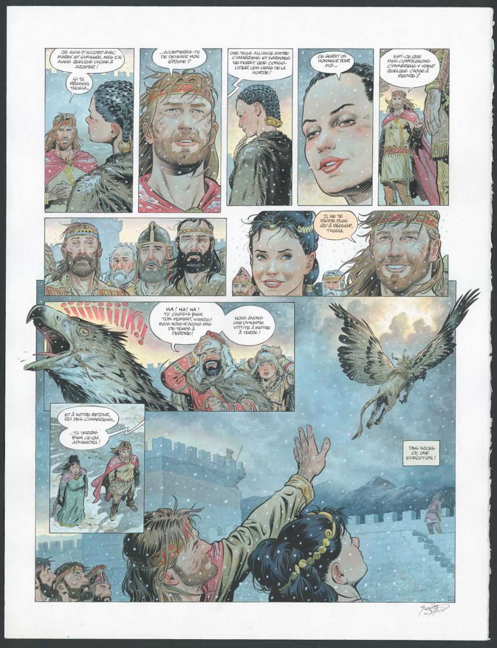 Planche originale n°21 - François Miville-Deschênes - Aquarelle et encre de Chine sur papier - 4176