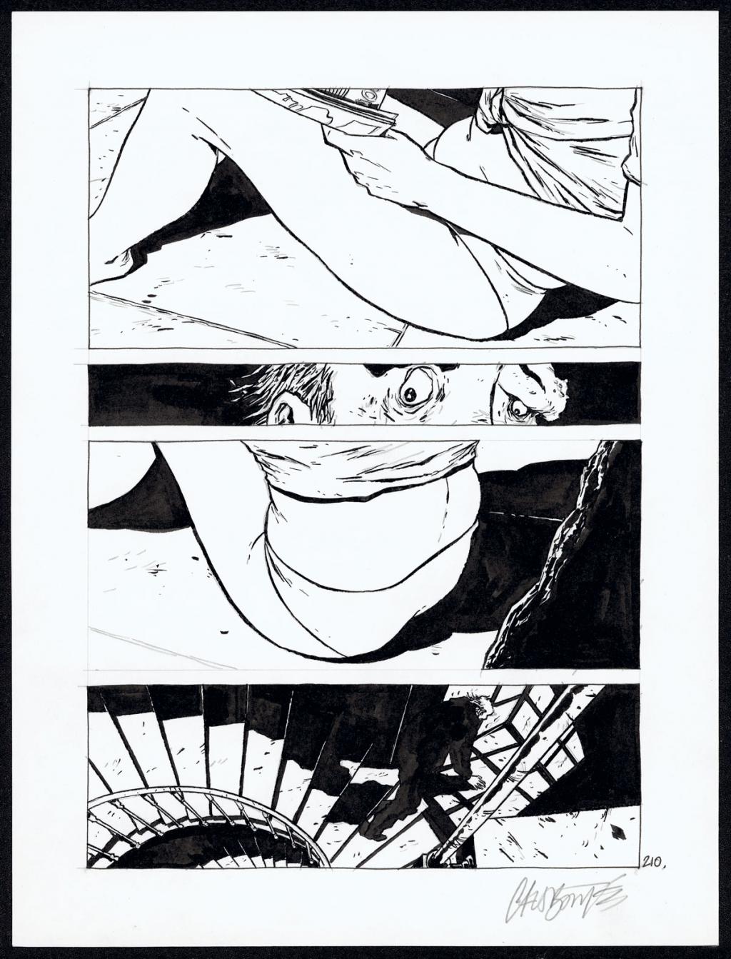 planche 210 - Christophe Chabouté - Encre de Chine - 4975