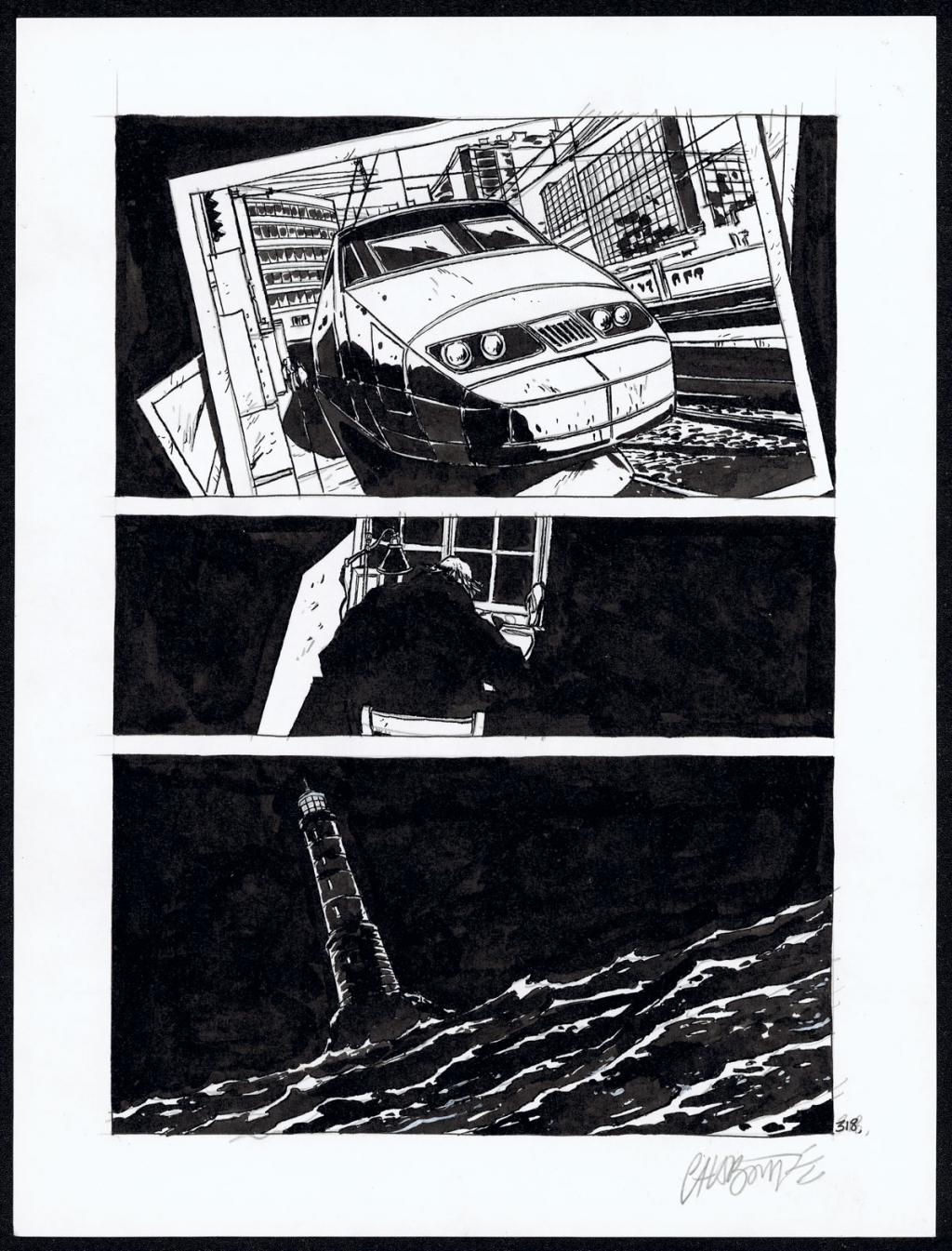 Planche 318 - Christophe Chabouté - Encre de Chine - 4971