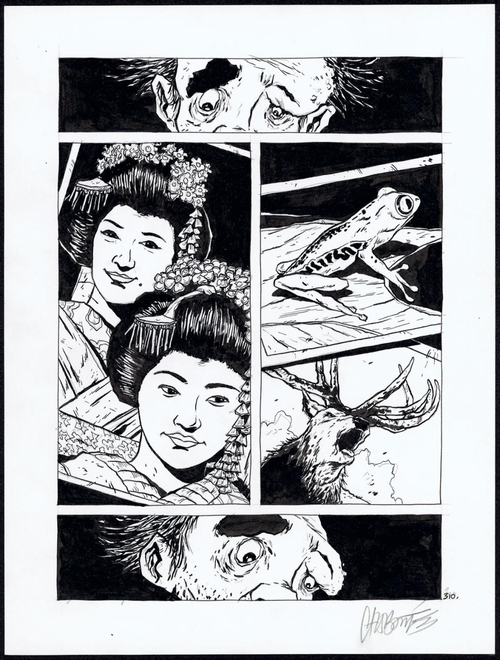 Planche 310 - Christophe Chabouté - Encre de Chine - 4972