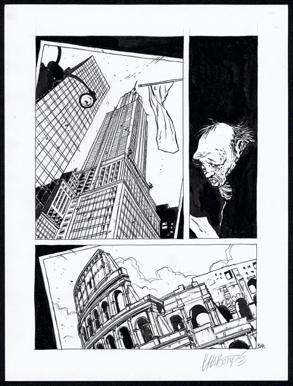Planche 314 - Christophe Chabouté - Encre de Chine - 4970