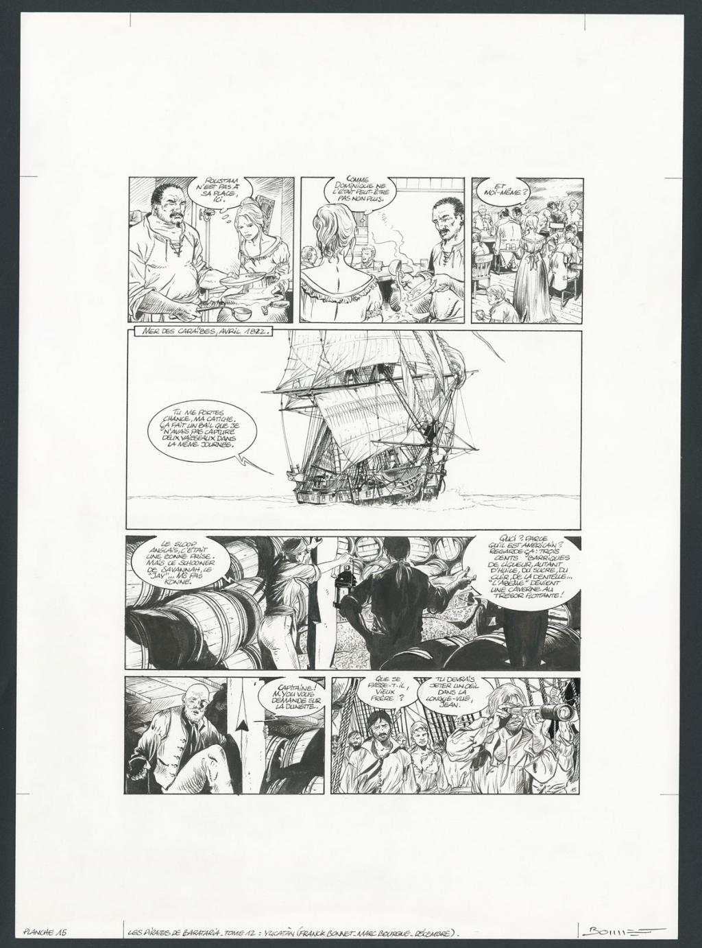 Planche originale - Franck Bonnet - Encre de Chine sur papier - 4288