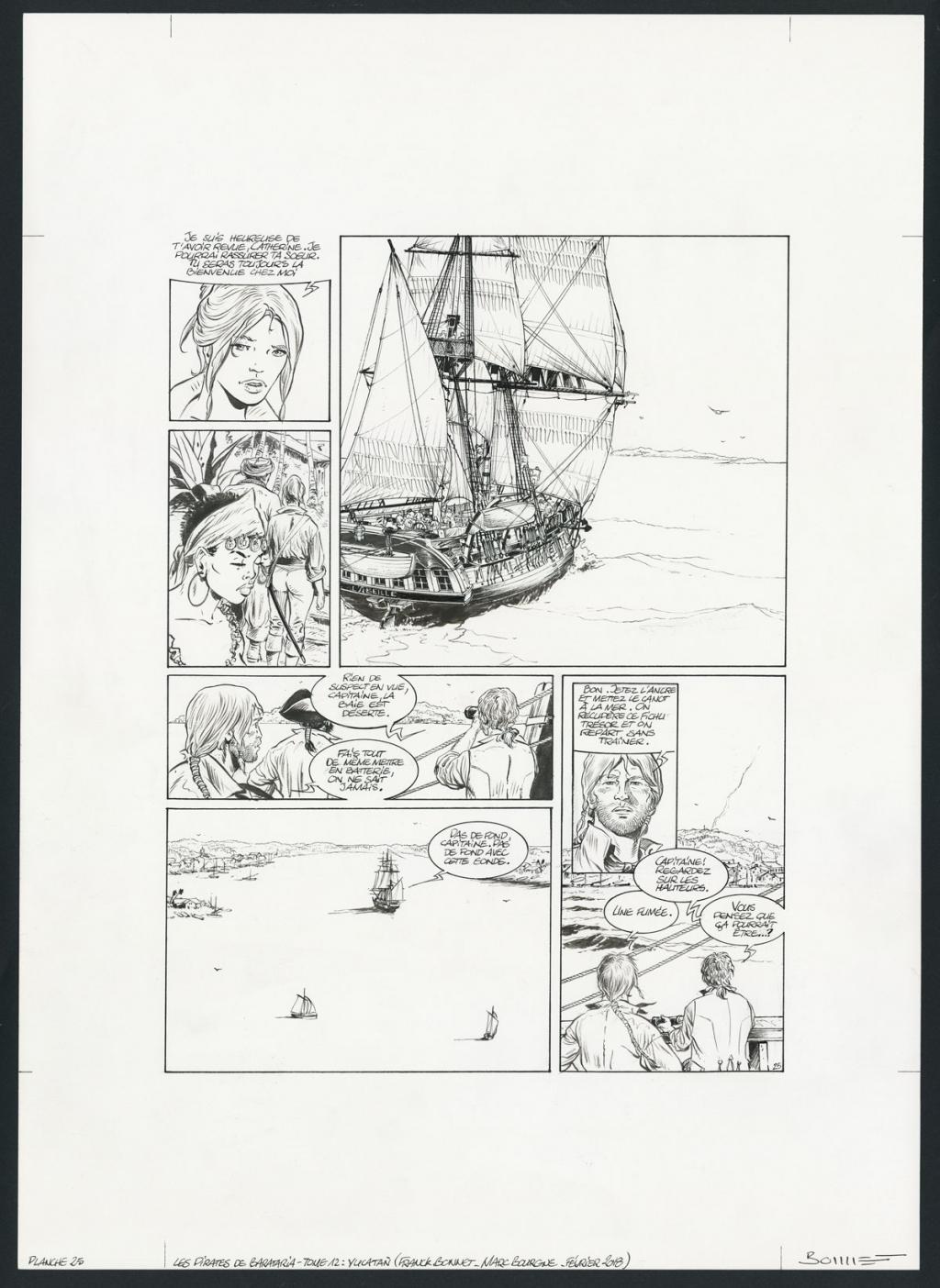 Planche originale - Franck Bonnet - Encre de Chine sur papier - 4285