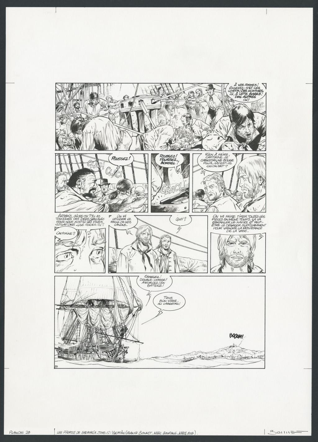 Planche originale - Franck Bonnet - Encre de Chine sur papier - 4283