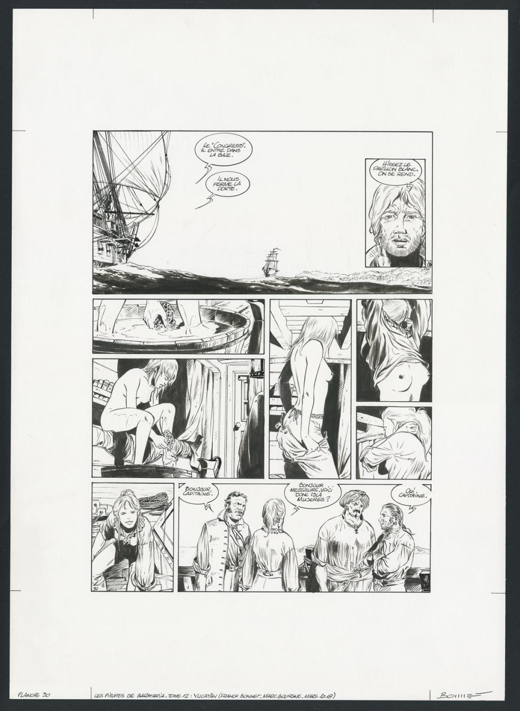 Planche originale - Franck Bonnet - Encre de Chine sur papier - 4282