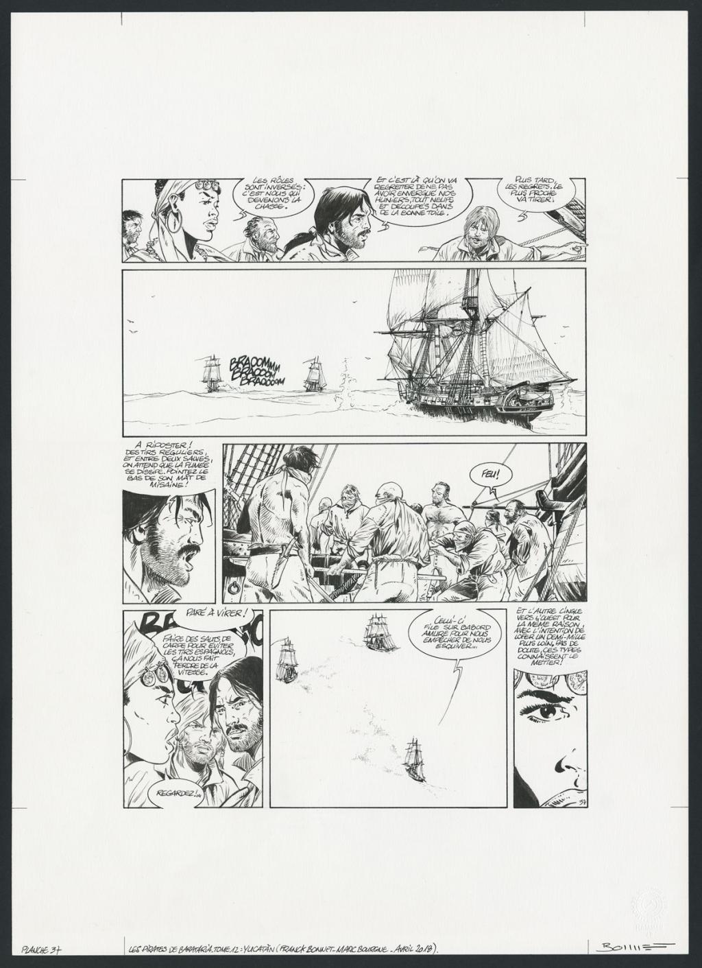 Planche originale - Franck Bonnet - Encre de Chine sur papier - 4280