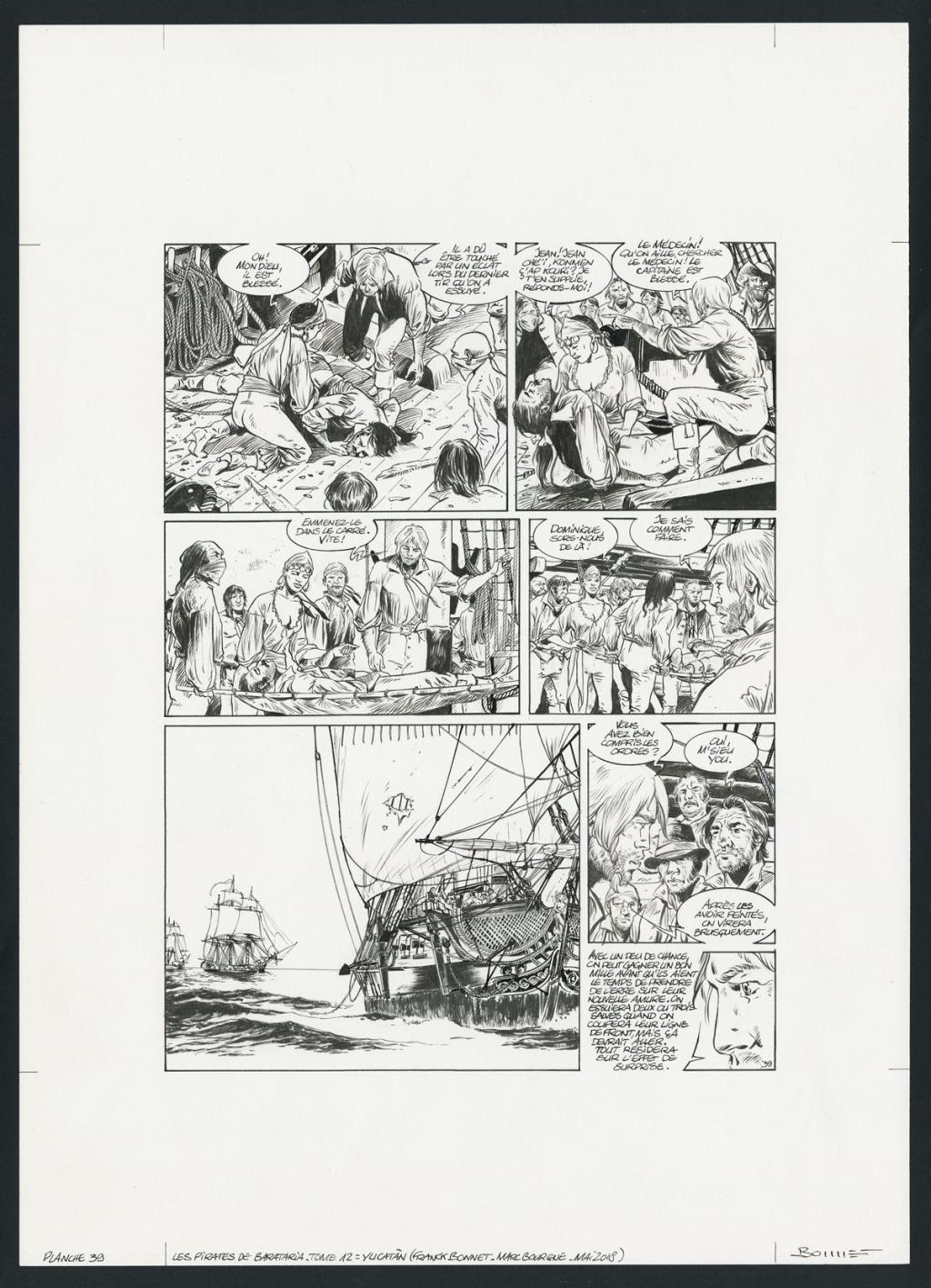 Planche originale - Franck Bonnet - Encre de Chine sur papier - 4279