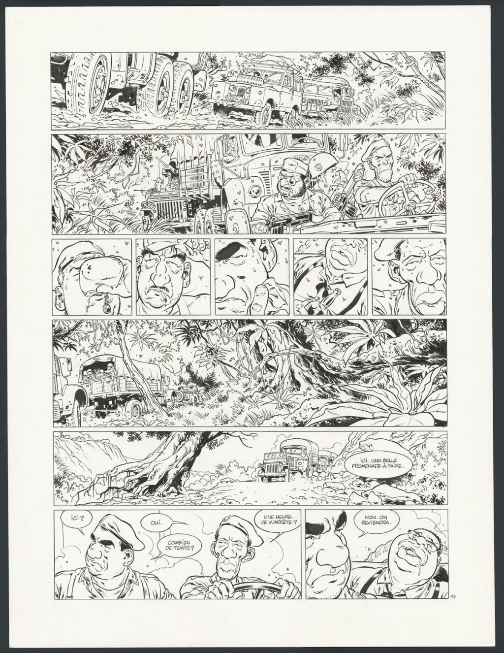 Planche originale n°14 - Sylvain Vallée - Encre de Chine sur papier - 5757