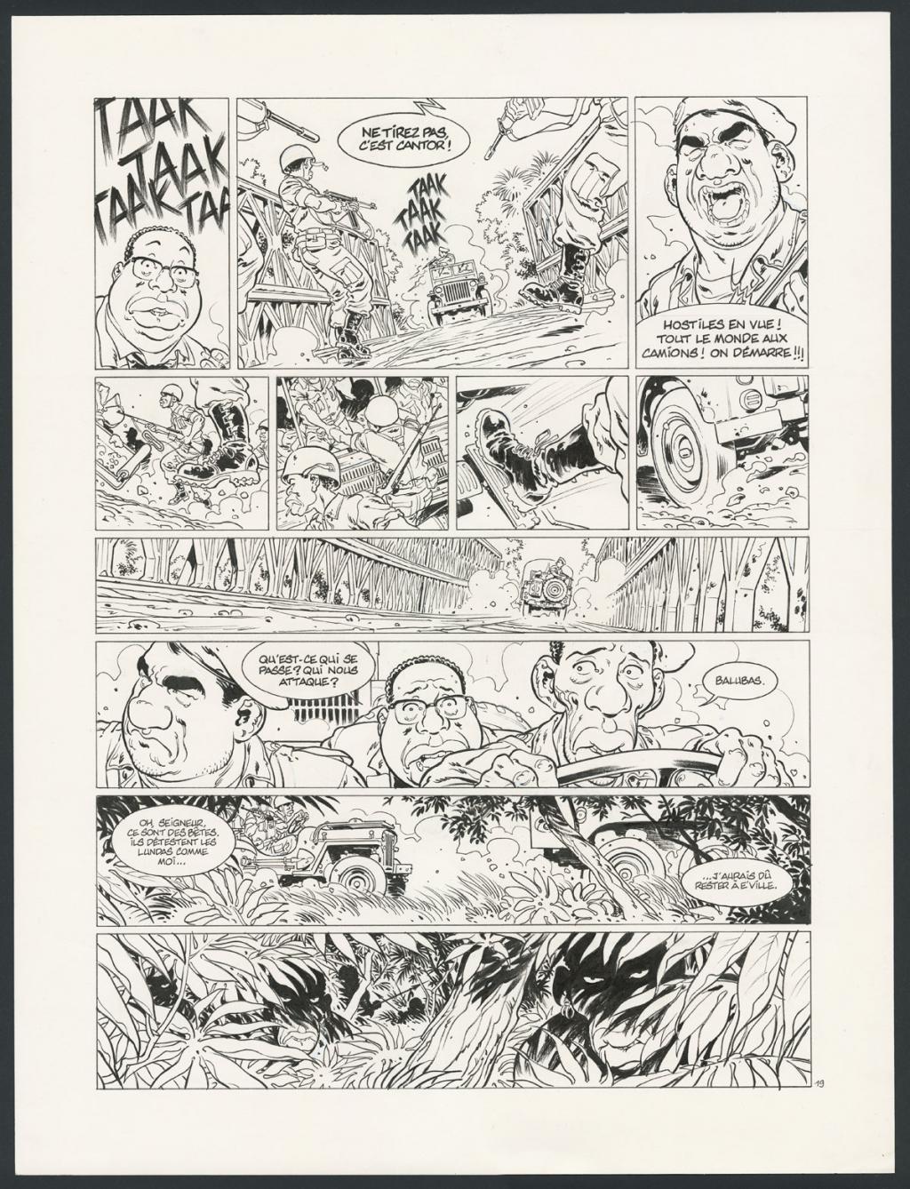 Planche originale n°19 - Sylvain Vallée - Encre de Chine sur papier - 5756