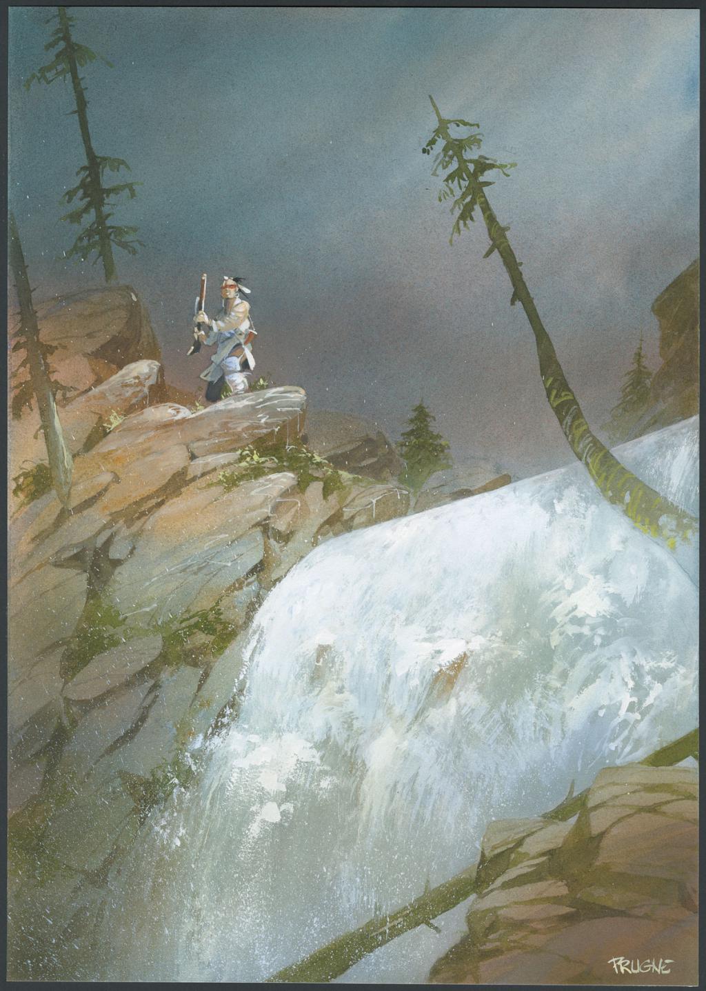 Illustration originale n°3 - Patrick Prugne - Aquarelle et crayon sur papier - 5355