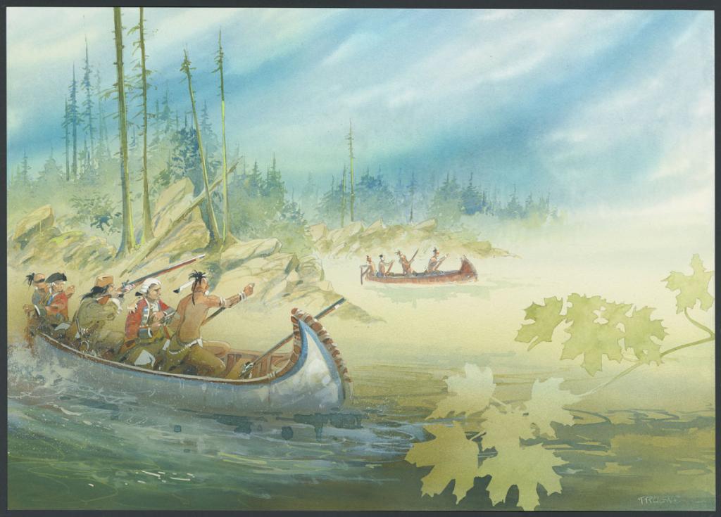 Illustration originale n°11 - Patrick Prugne - Aquarelle et crayon sur papier - 5858