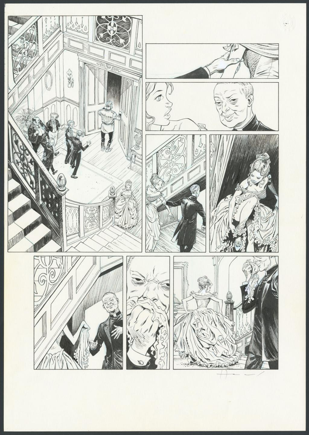 Planche originale n°15 - Homs - Encre de Chine sur papier - 6120