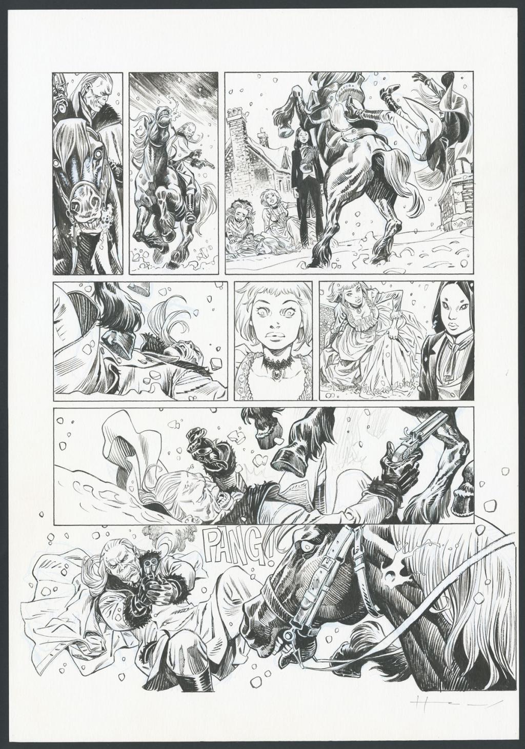 Planche originale n°41 - Homs - Encre de Chine sur papier - 5545