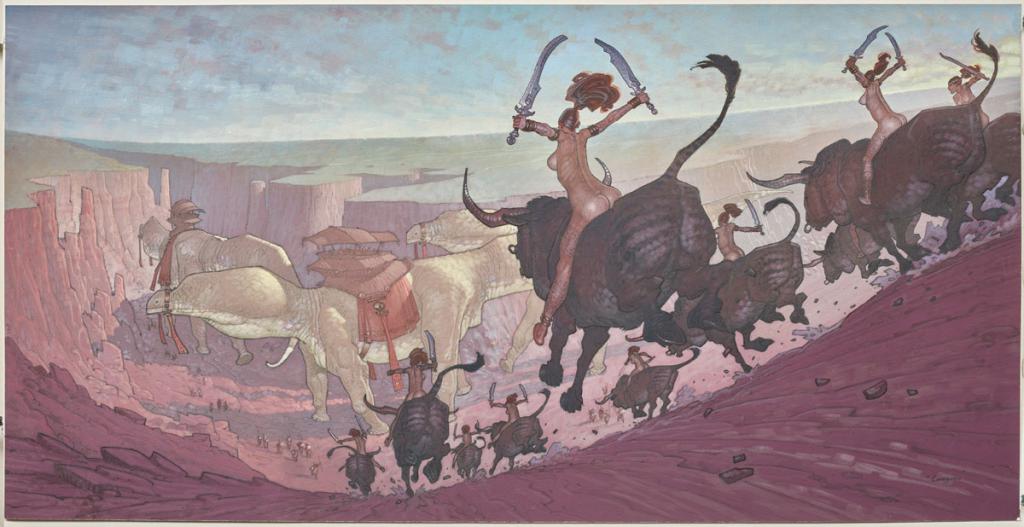 Illustration originale - Didier Cassegrain - Technique mixte - 4747