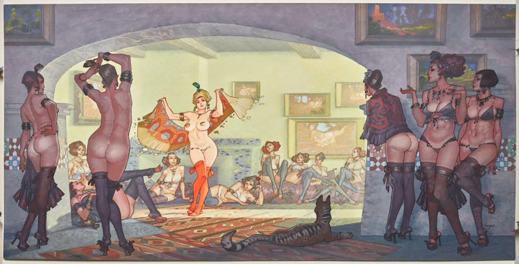 Illustration originale - Didier Cassegrain - Technique mixte - 4917