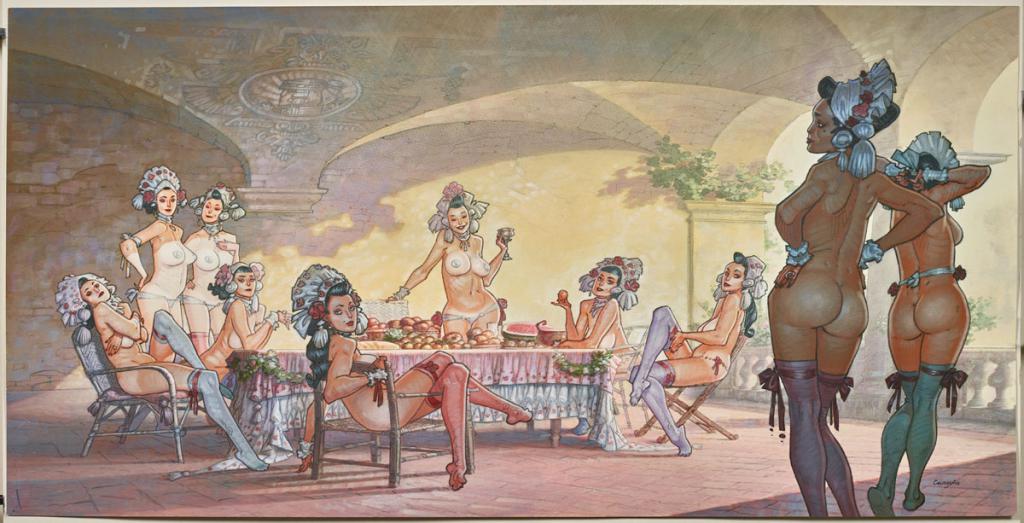 Illustration originale - Didier Cassegrain - Technique mixte - 4918