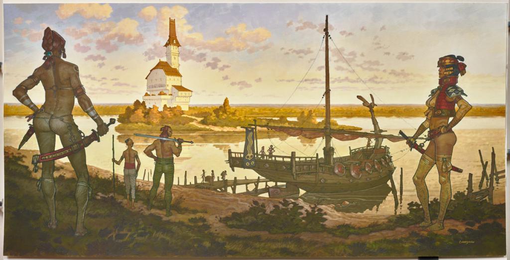 Illustration originale - Didier Cassegrain - Technique mixte - 5442