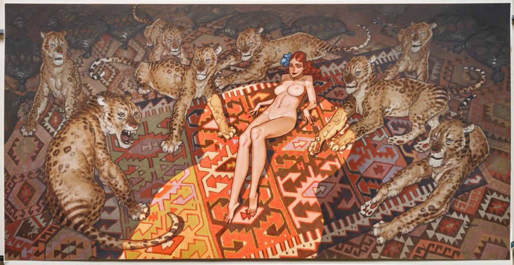 Illustration originale - Didier Cassegrain - Technique mixte - 5441