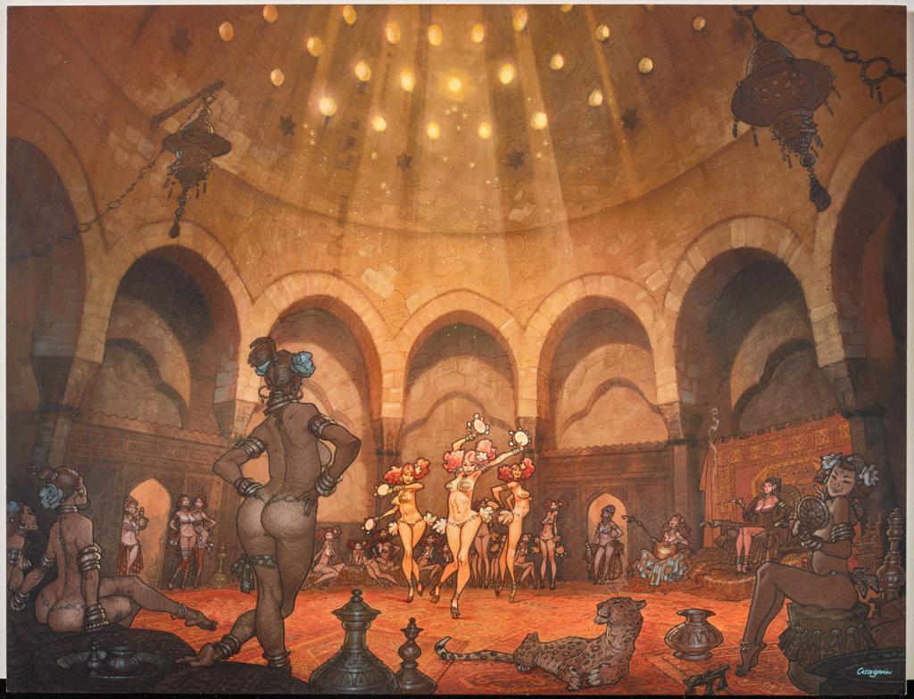 Illustration originale - Didier Cassegrain - Technique mixte - 4748