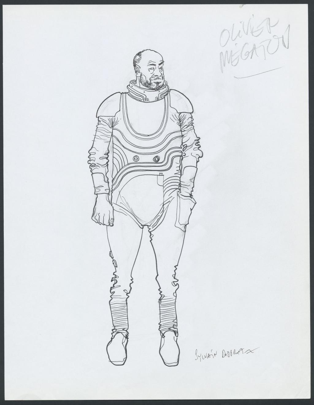 Olivier Megaton"
Concept pour le film Valérian et la cité des mille planètes de Luc Besson - Sylvain Despretz - Encre de Chine et mine de plomb sur papier - 4240