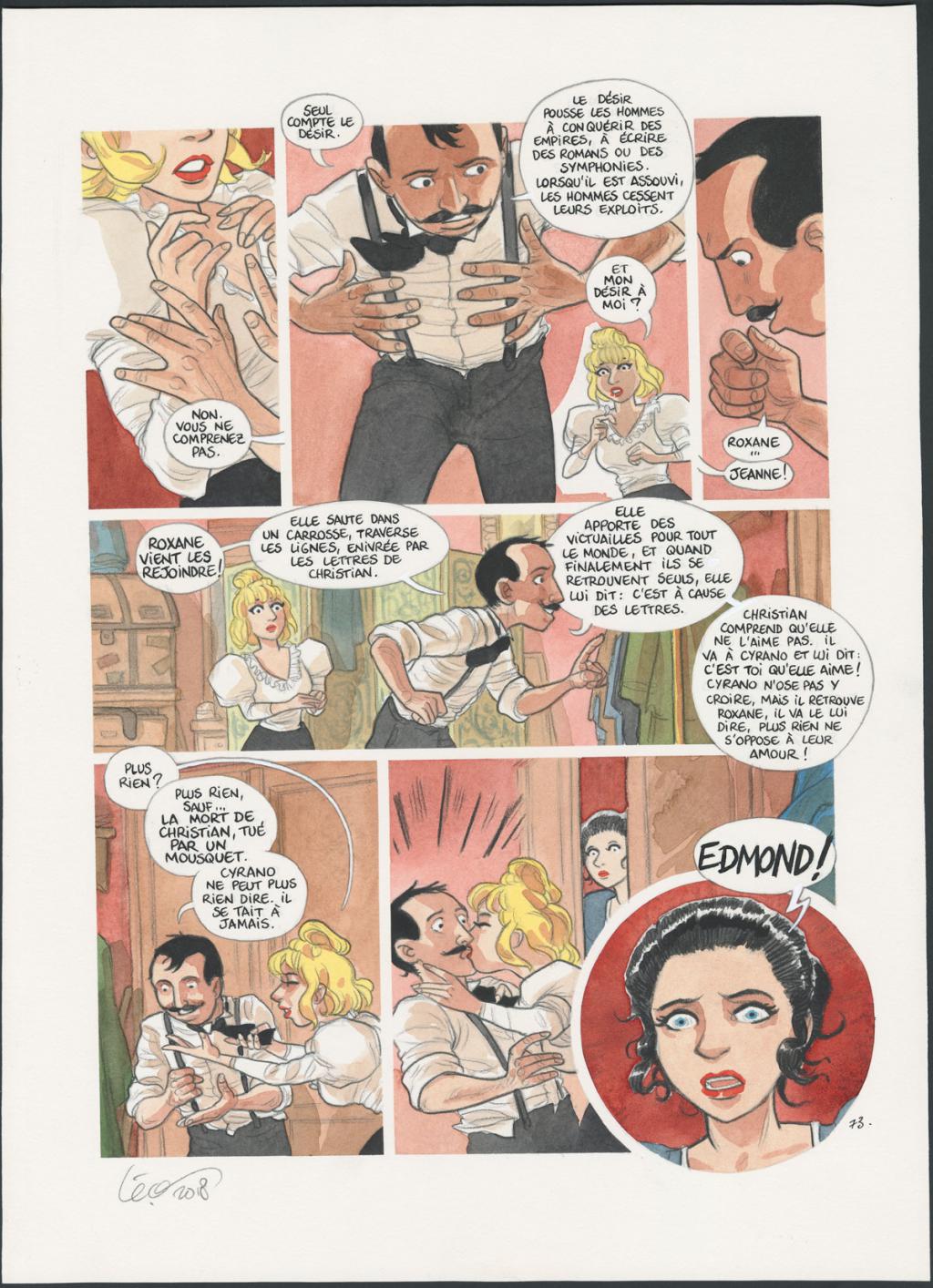 Planche originale n°73 - Leonard Chemineau - Encre de Chine et encre de couleur sur papier - 4539