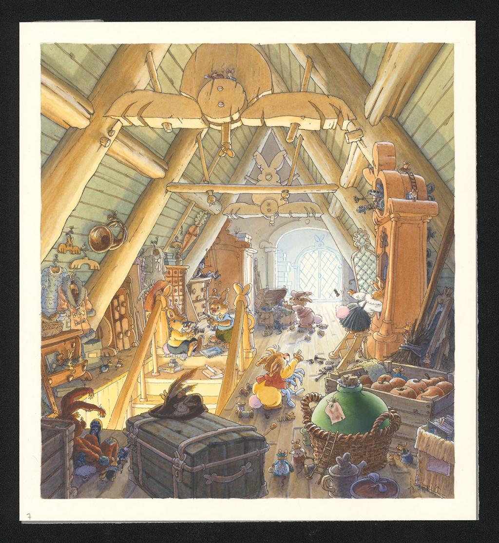 Illustration originale - Loïc Jouannigot - Aquarelle sur papier - 6091