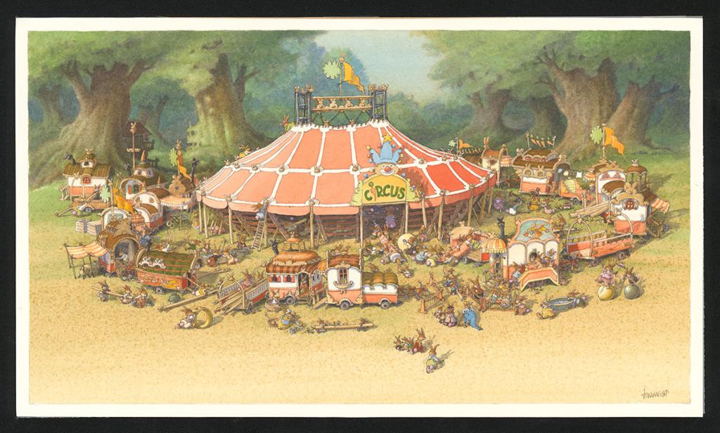 Illustration originale - Loïc Jouannigot - Aquarelle sur papier - 6092