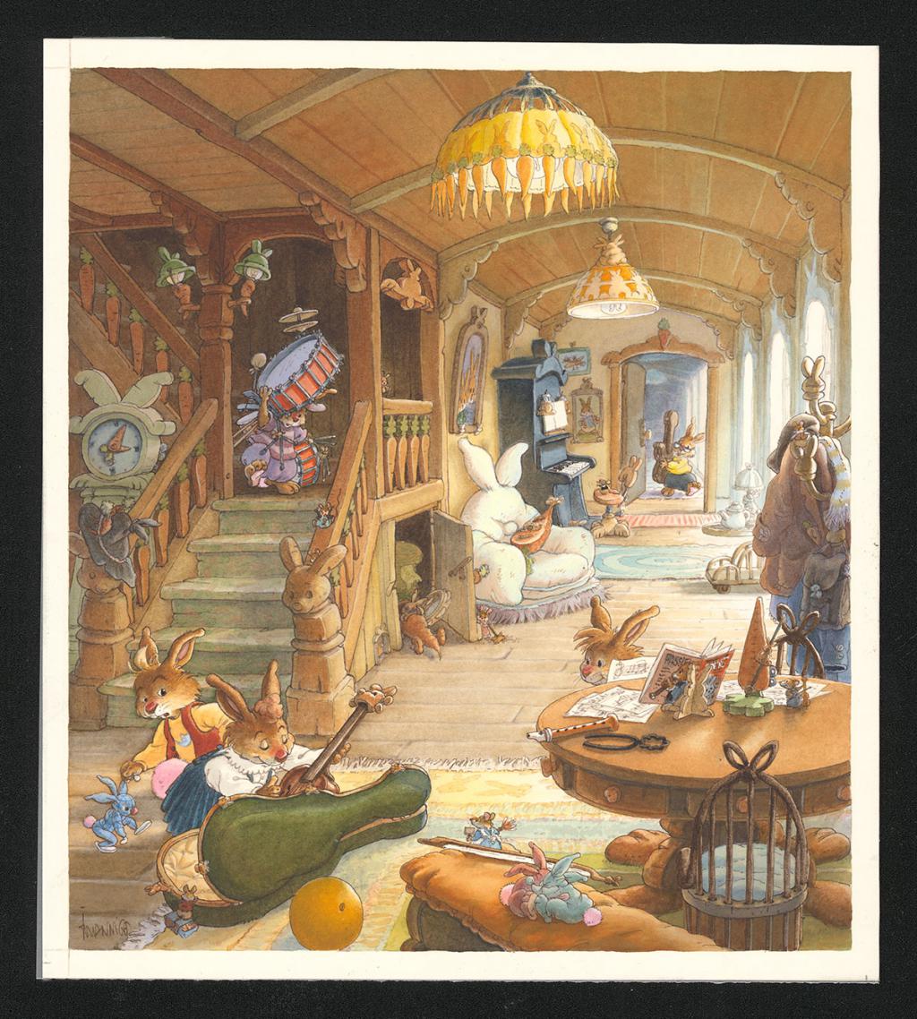 Illustration originale - Loïc Jouannigot - Aquarelle sur papier - 6093