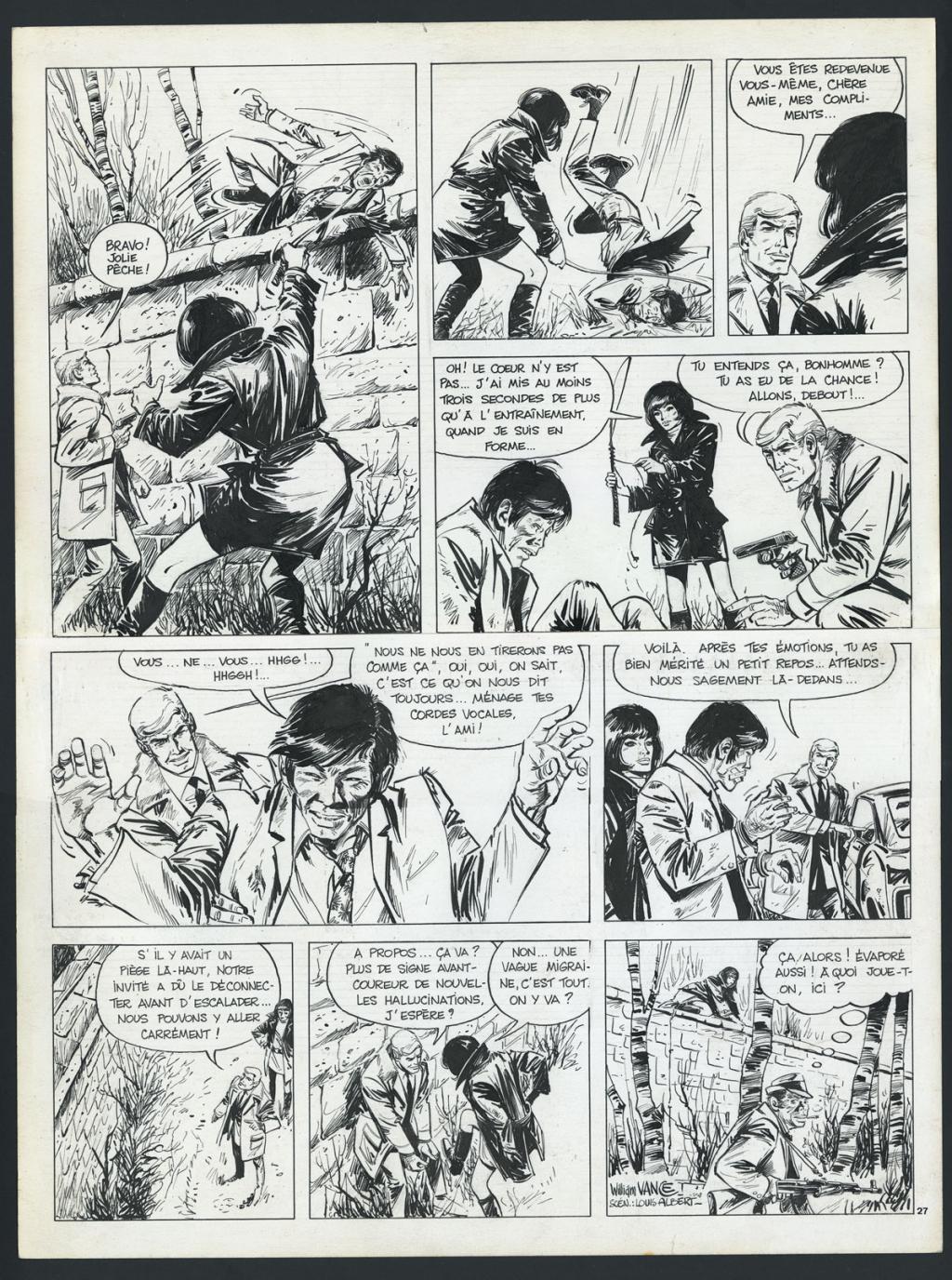 Planche originale n°27 - William Vance - Encre de Chine sur papier - 4509