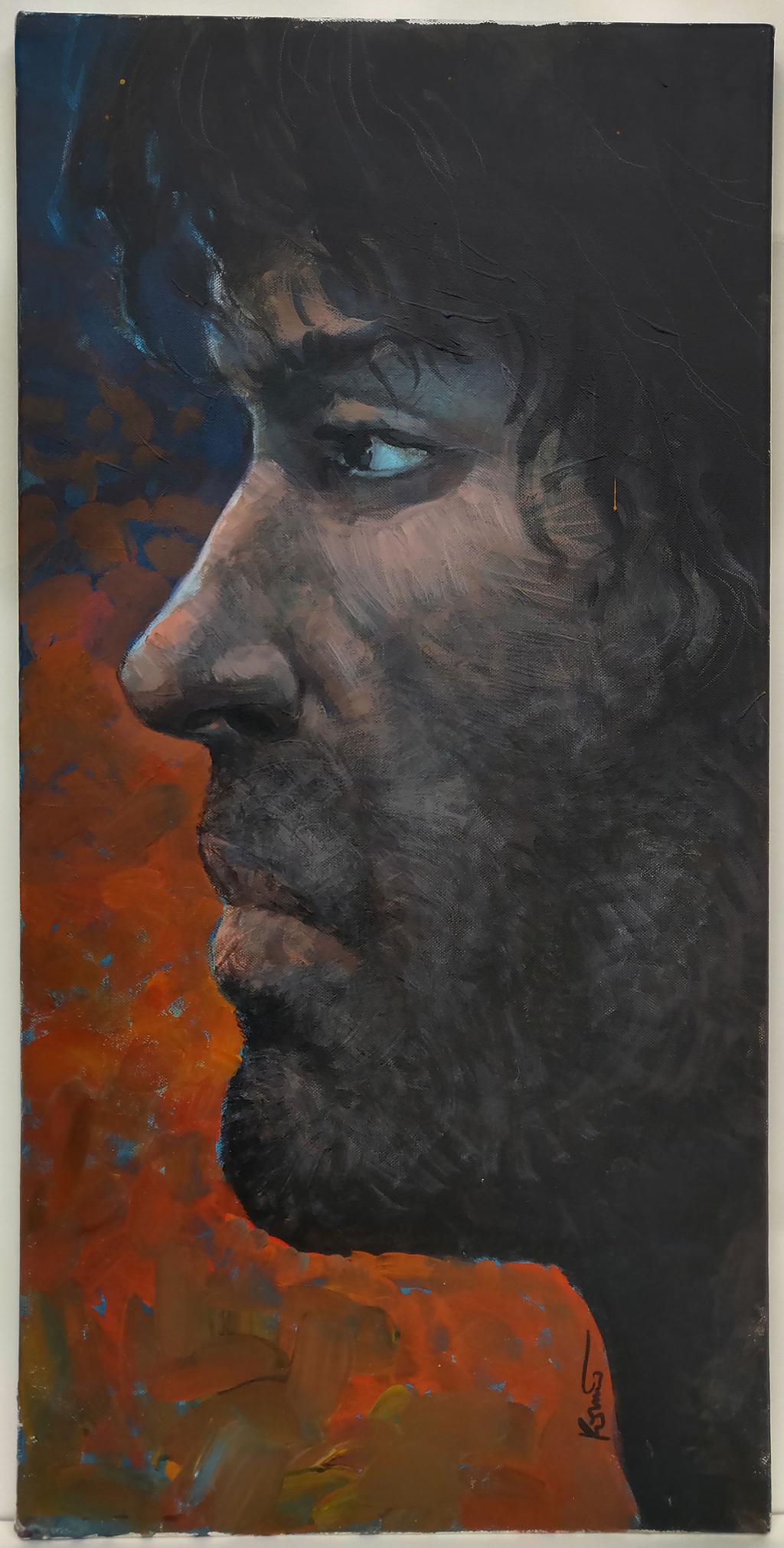 Projet de couverture - Grzegorz Rosinski - Acrylique sur toile - 6047